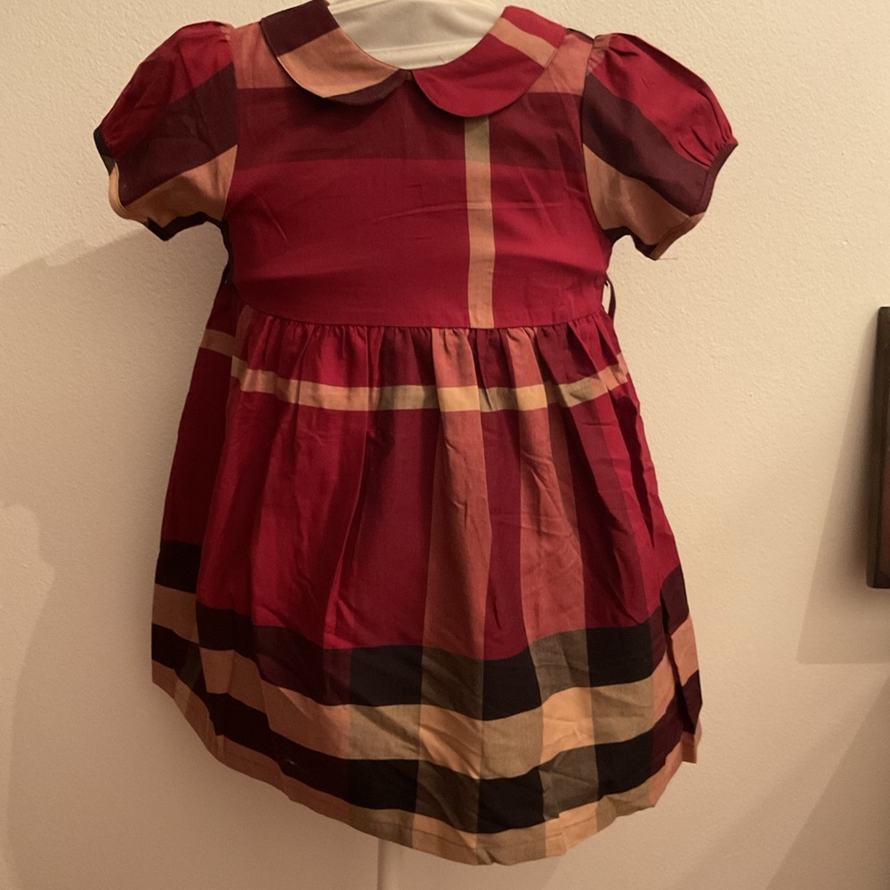 Bemidji Girls Plaid Peter Pan Collar Dress – Size 5